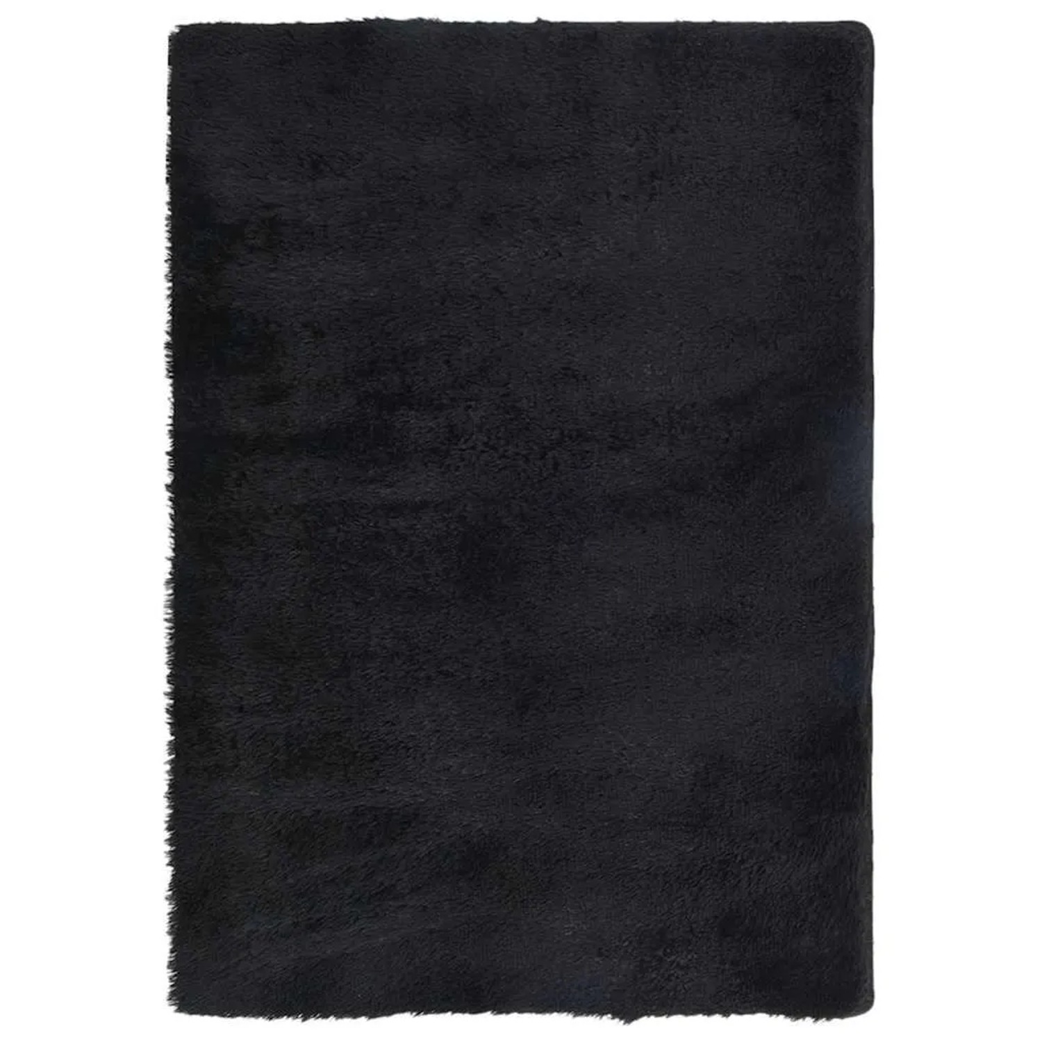 vidaXL Teppich Shaggy Hochflor NAVARRA Schwarz 120x170 cm Polyester 4102822 günstig online kaufen