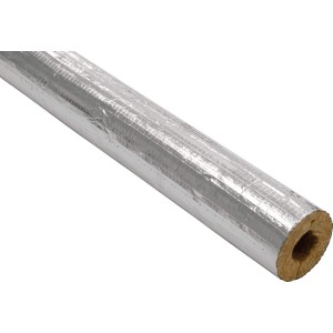 NMC Climatube Rohrisolierung, selbstklebend, 15-20 mm, 1 m, mit Alufolie ummantelt.