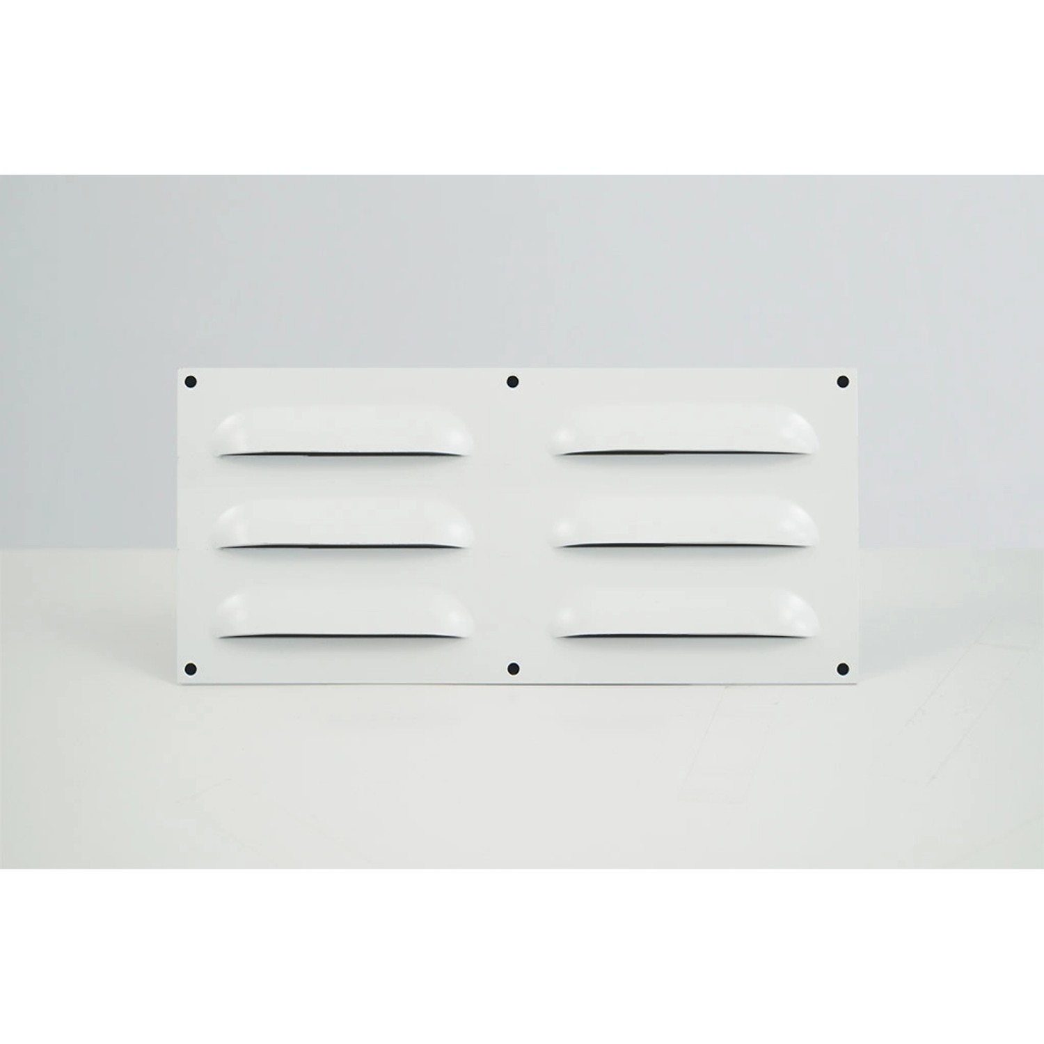 Dalsys Lüftungsblech Kiemenblech 229 x 76mm Alu Lüftungsgitter Weiß günstig online kaufen