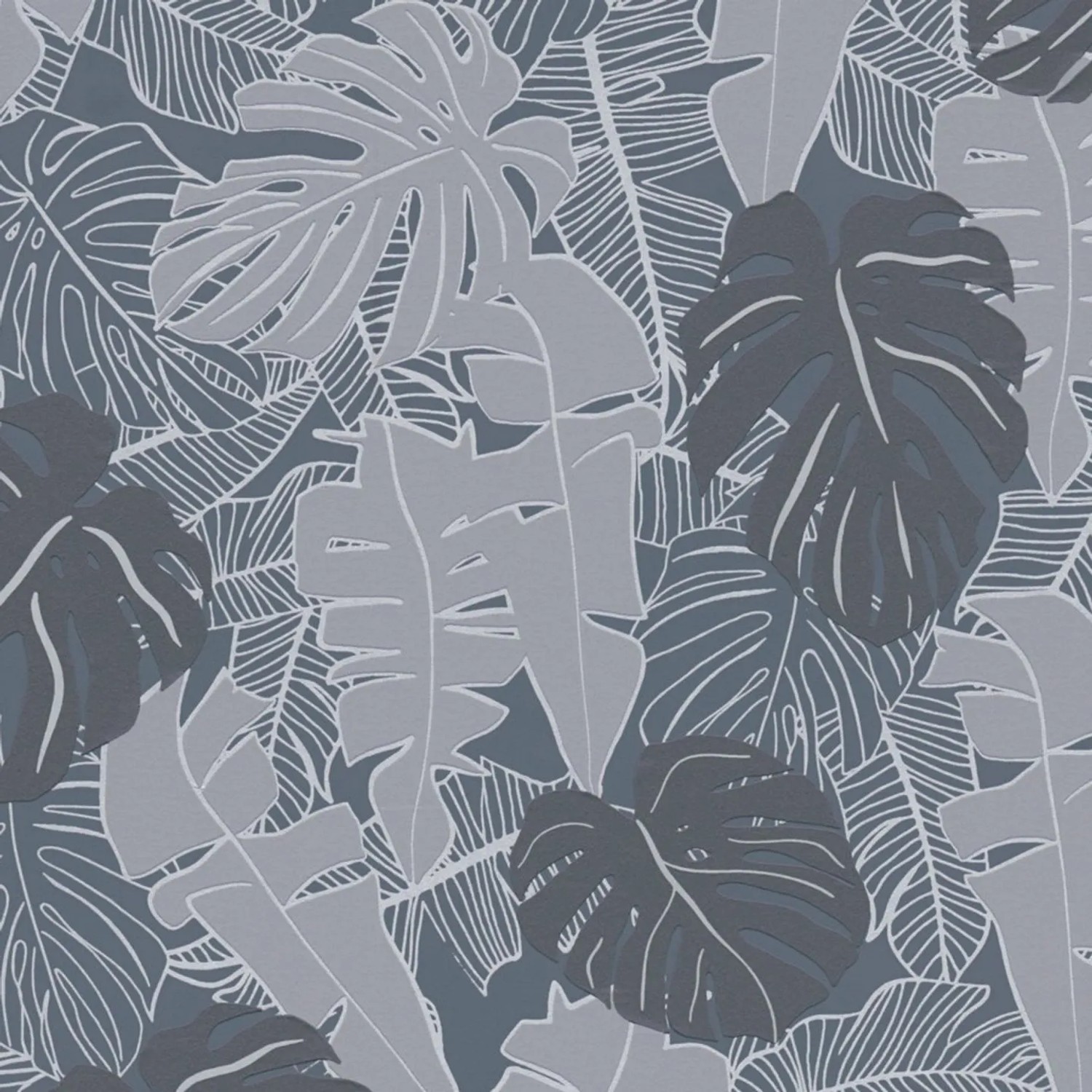 Tadessi Tapete Floral M1-No.4111 Vliestapete in Grau