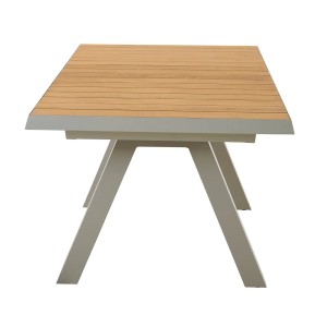 Siena Garden Gartentisch Tirana, A-Tisch aus Teakholz, 160/200 cm. Outdoor Esstisch mit robustem Gestell.