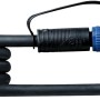 Schwarzes Paulmann Plug & Shine Kabel, 2 m, mit zwei Ausgängen für Außenbeleuchtung.