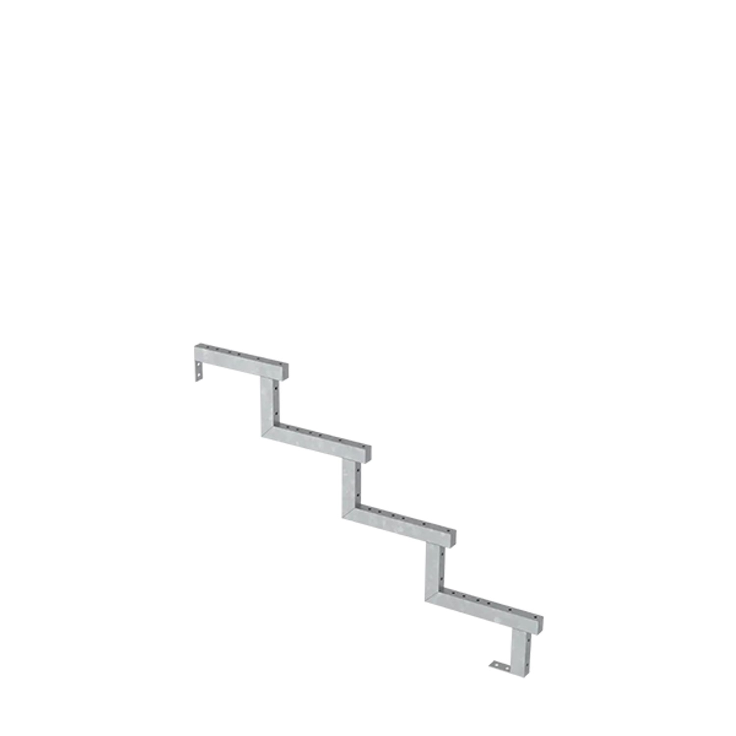 Plus A/S Treppenwange 4-Stufen  Schritttiefe 28 cm D 103 cm H 68 cm Feuerve günstig online kaufen