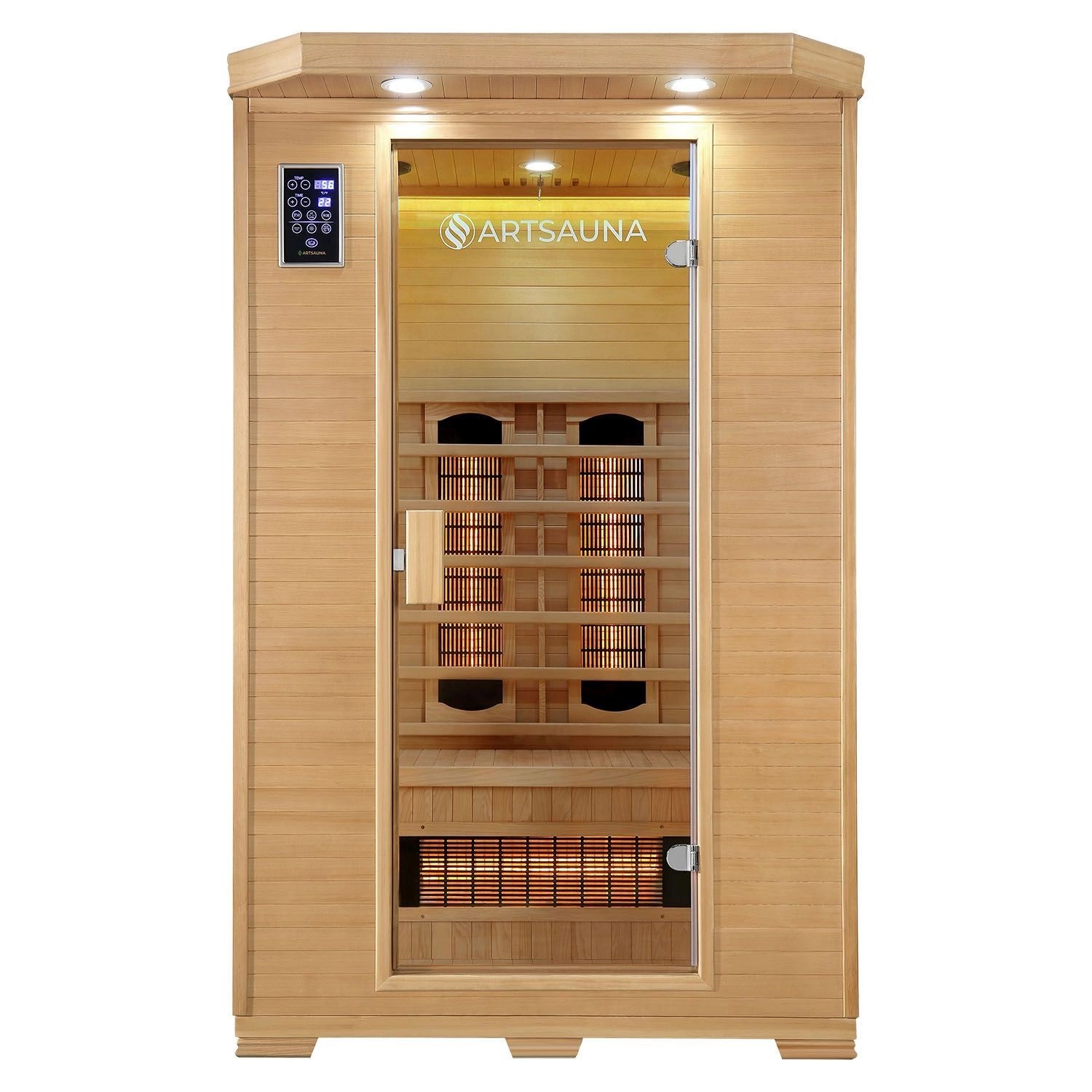 Artsauna Infrarotkabine Wärmekabine Oslo mit Vollspektrumstrahlern und Heml günstig online kaufen