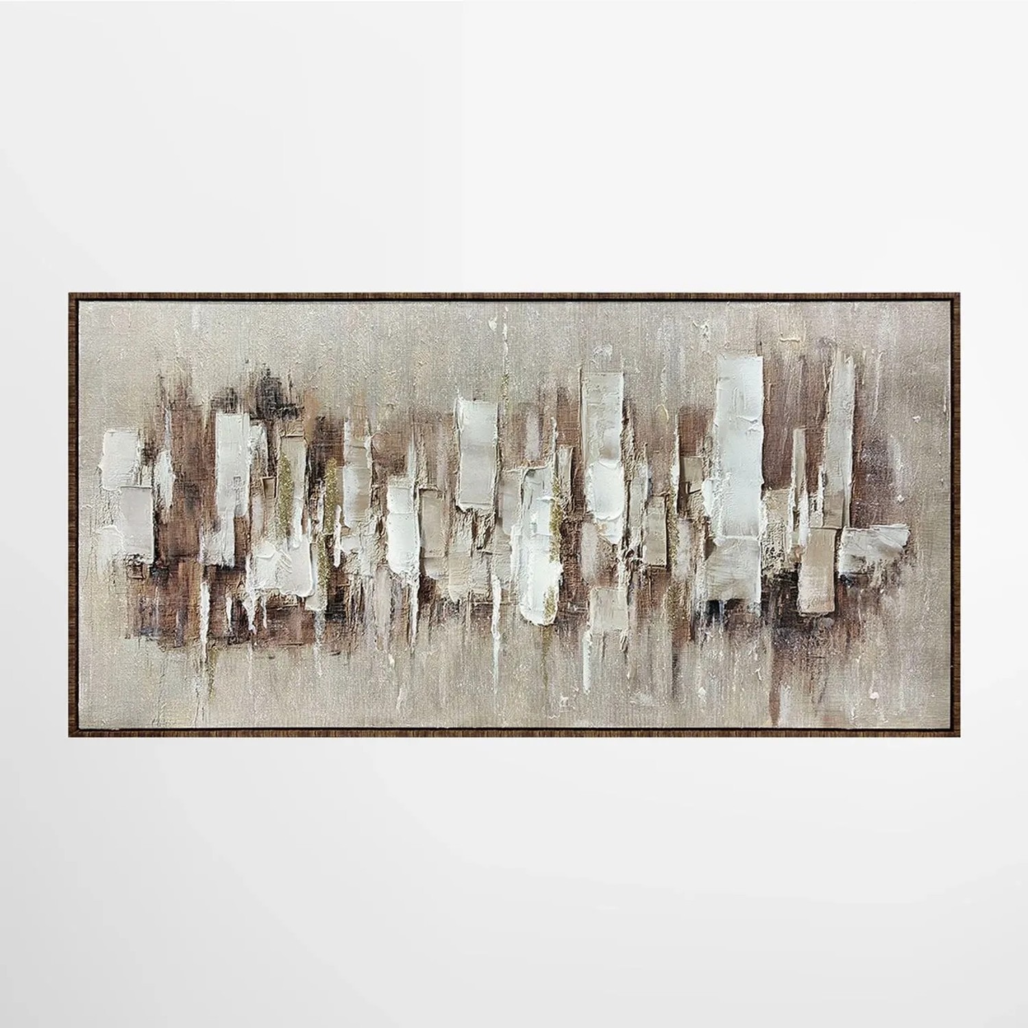 ArtUniverse Leinwandbild Skyline In Sand 70 x 140 cm