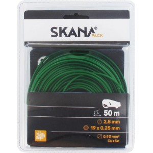 Skana Begrenzungsleitung, 50 m Rolle, grünes Kabel für Rasenmäher Roboter.