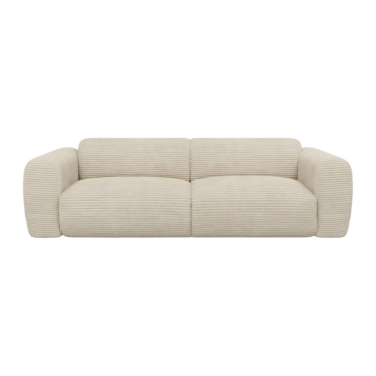 Vente-unique Sofa Ohne Schlafmöglichkeit Pogni Beige 245 cm
