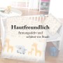 Bestlivings Kinderbettwäsche mit Koala- und Giraffenmotiv, 100x135 cm & 40x60 cm.