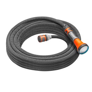 Gardena Liano Life Gartenschlauch-Set, 10 m, mit Brause und Zubehör für die Gartenbewässerung.
