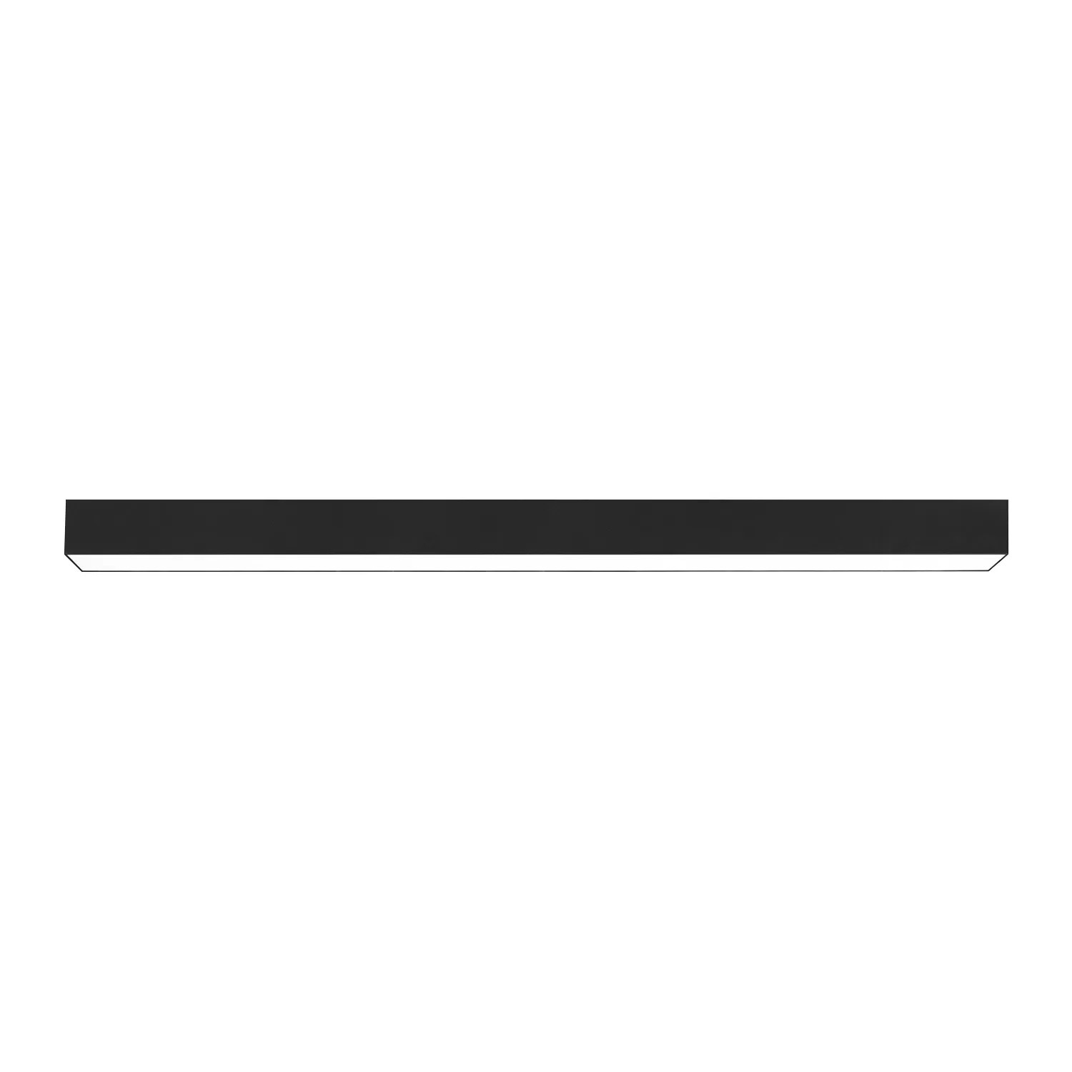NETTLIFE LED Deckenleuchte aus Metall L107cmSchwarz-1