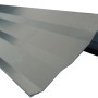 Anthrazitfarbener Ortgangwinkel für Trapezbleche, 11,5x11,5x100 cm.