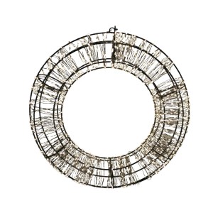 Lex Kranz Weihnachtskranz 1400 LED Lichterkette Warmweiss Deko Timer