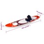 vidaXL SUP-Board-Set Aufblasbar Rot 330x76x10 cm 93386_12