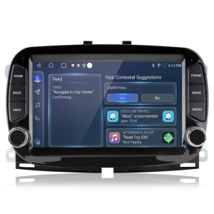 Junsun 7 Zoll Autoradio für Ford FIAT 500 (2016-2019) mit Carplay und Android Auto.