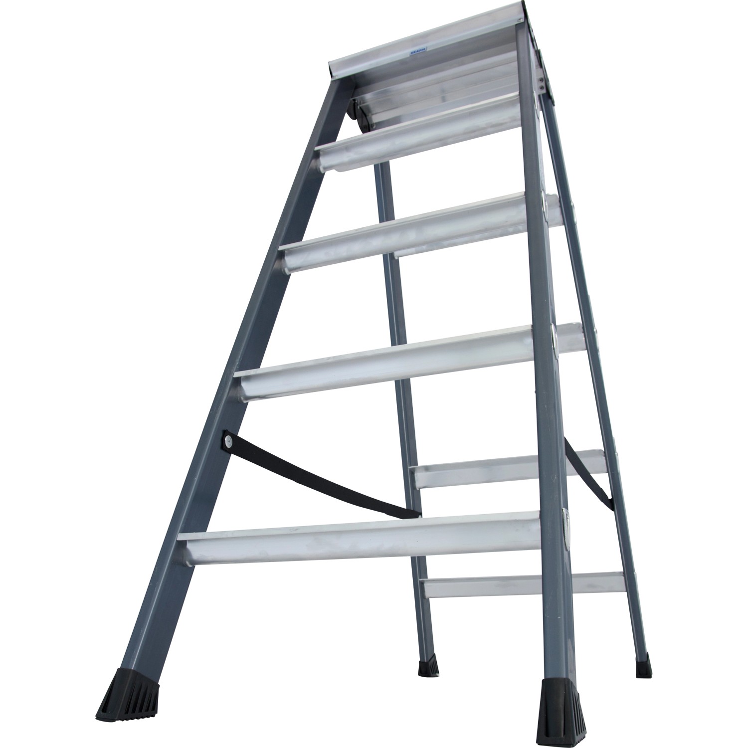 Krause Doppelleiter SePro D 2 x 5 Stufen 105 cm x 48 cm x 103 cm Eloxiert günstig online kaufen