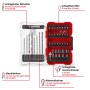 Einhell Zubehör-Set M-Case, 39-teilig mit Bits, Bohrern und Steckschlüsseln in Aufbewahrungsbox.
