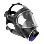 Dräger X-plore 6300 Vollmaske schwarz, EPDM-Körper, Triplex-Visier. Atemschutz für Gase, Dämpfe, Partikel. Rd40-Anschluss.