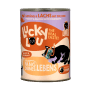 Lucky Lou Katzen-Nassfutter Adult Geflügel & Lachs, 400g Dose. Alleinfutter für ausgewachsene Katzen.