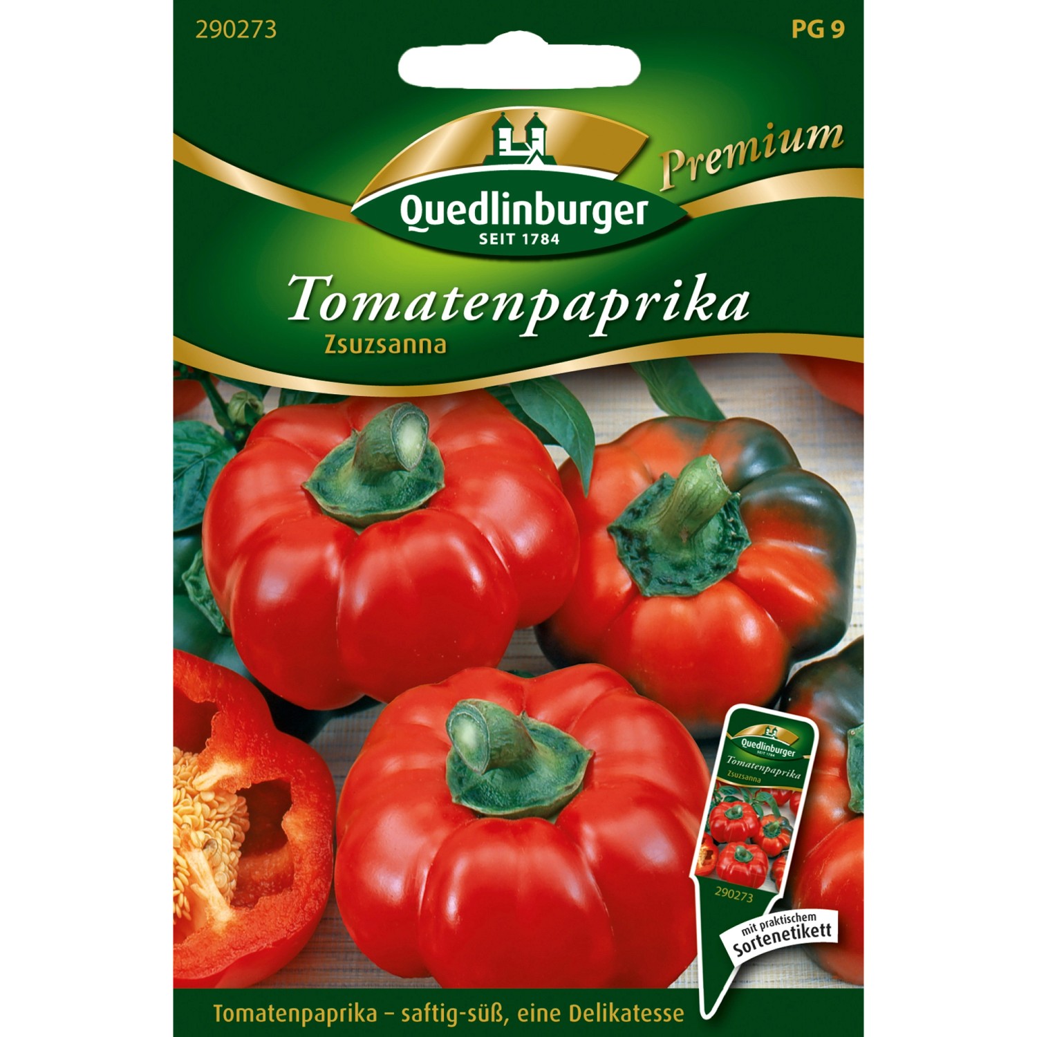 Quedlinburger Tomaten-Paprika Szuszanna Loses Saatgut günstig online kaufen