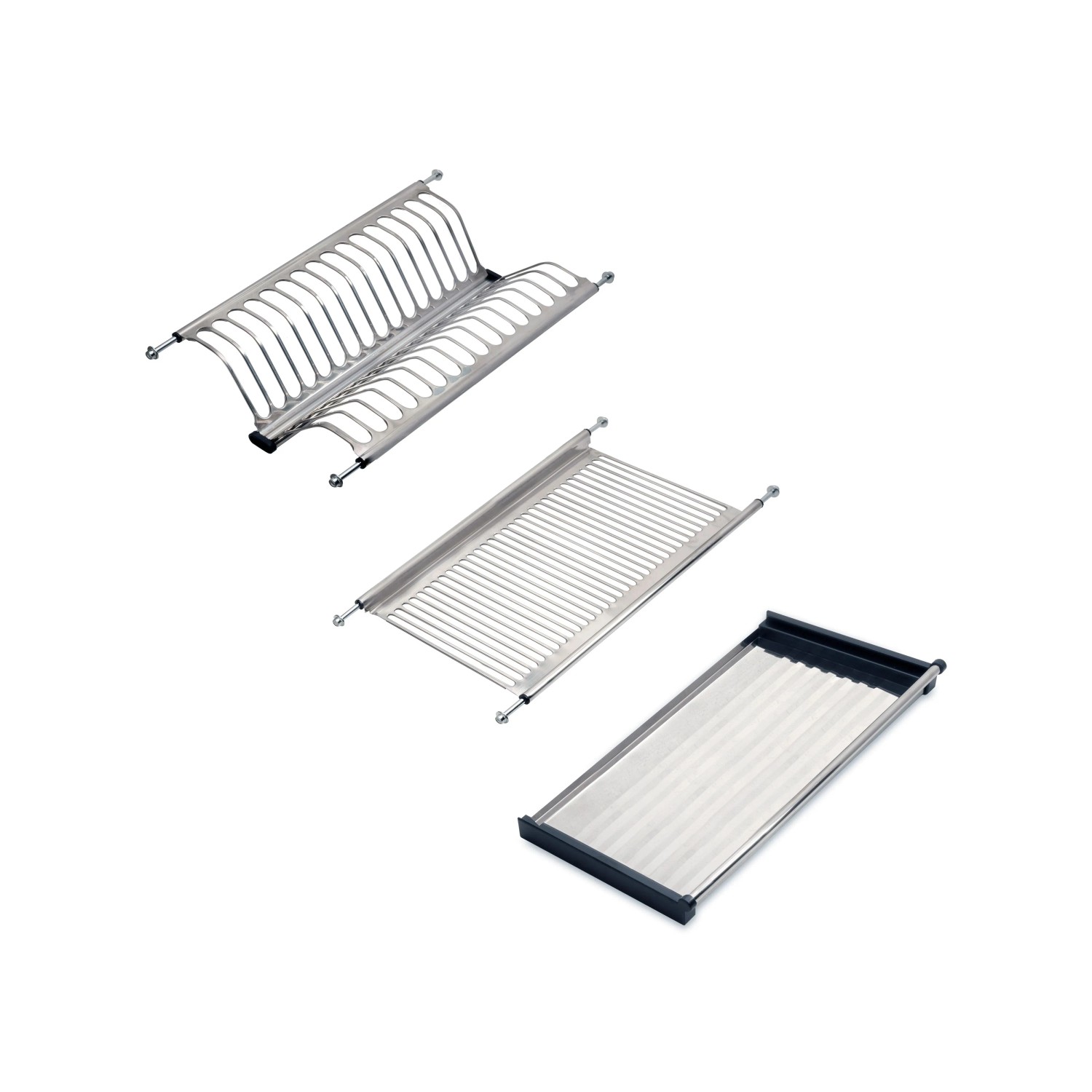 Emuca Abtropfgestell aus Rostfreiem Stahl Drynox Modul 450 mm Edelstahl