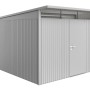Biohort Metall-Gerätehaus AvantGarde Gr. A8, silber-metallic mit Tür