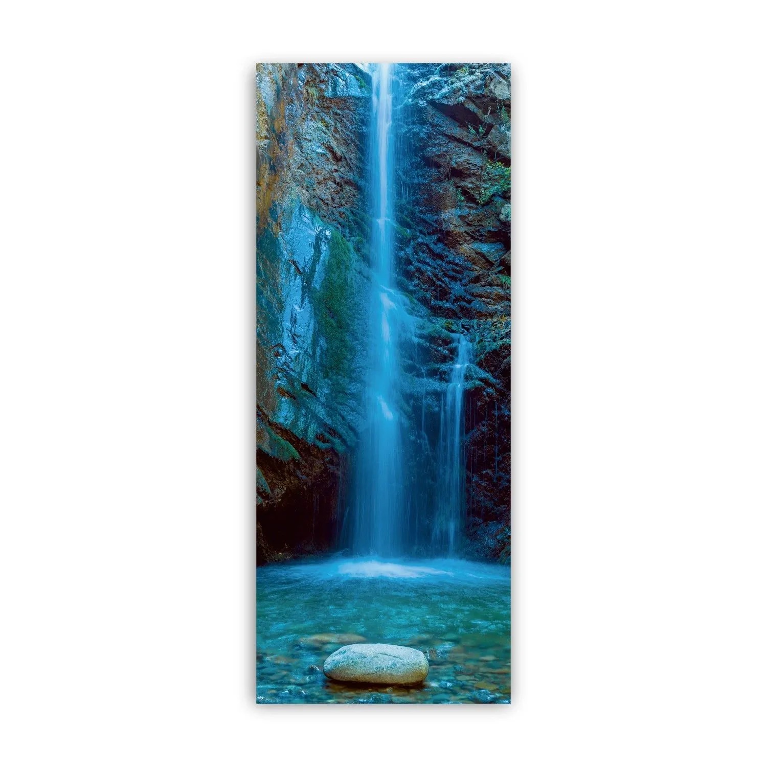 Walllux Duschrückwand Wasserfall Alu-Verbund 3 mm 100 x 255 cm