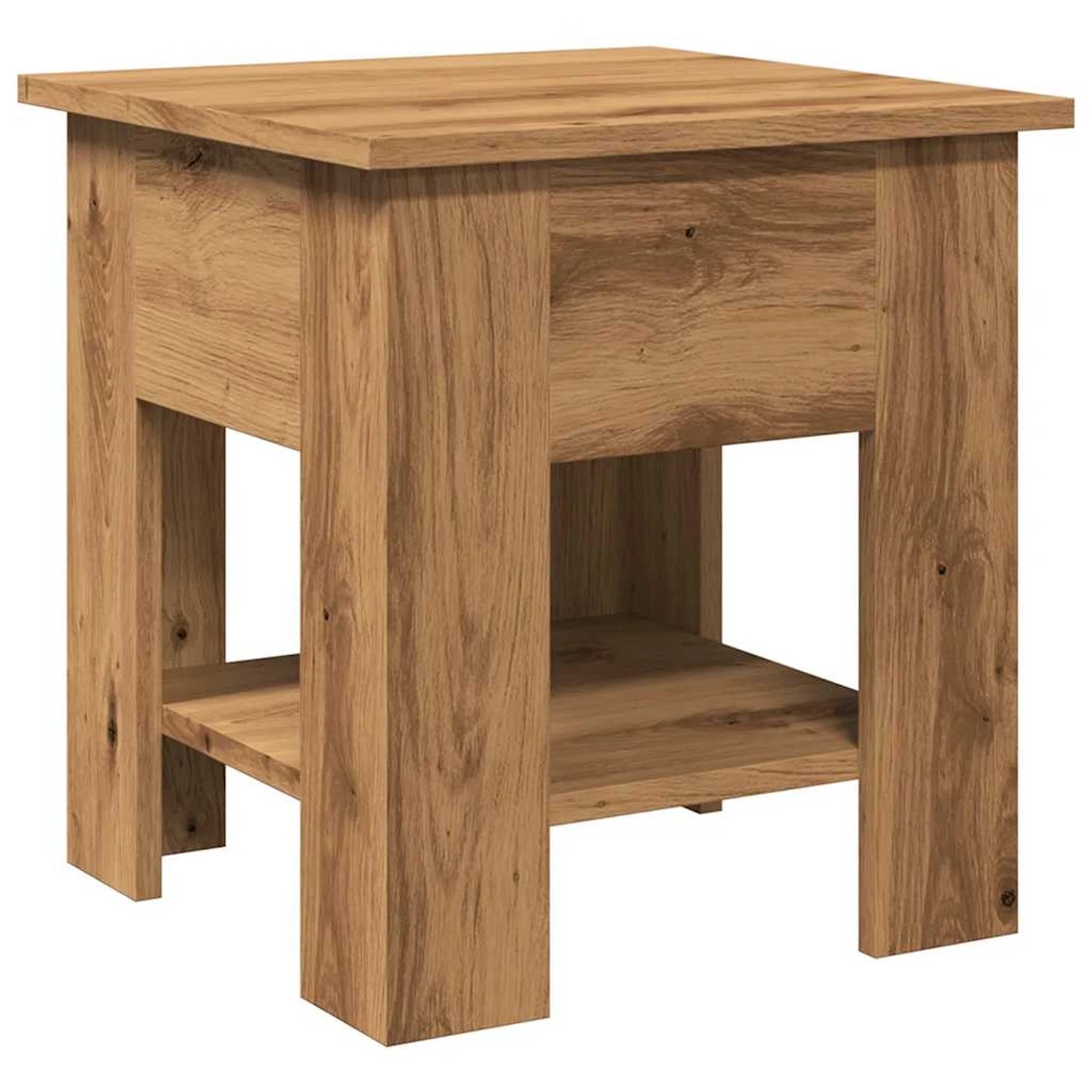 vidaXL Couchtisch Artisan-Eiche 40x40x42 cm Holzwerkstoff 856799