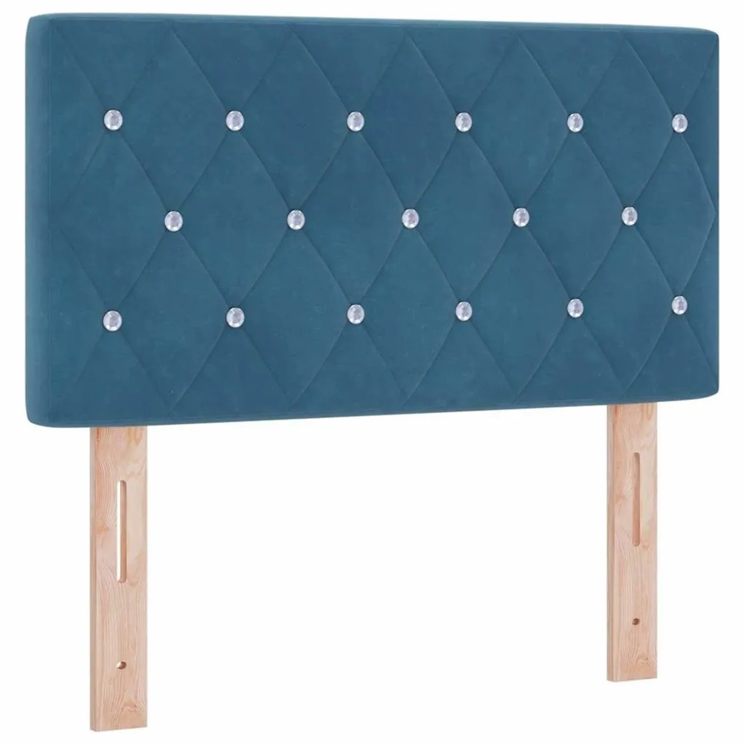 vidaXL Kopfteil mit Kopfteil Dunkelblau 80 cm Kunstleder 42007073