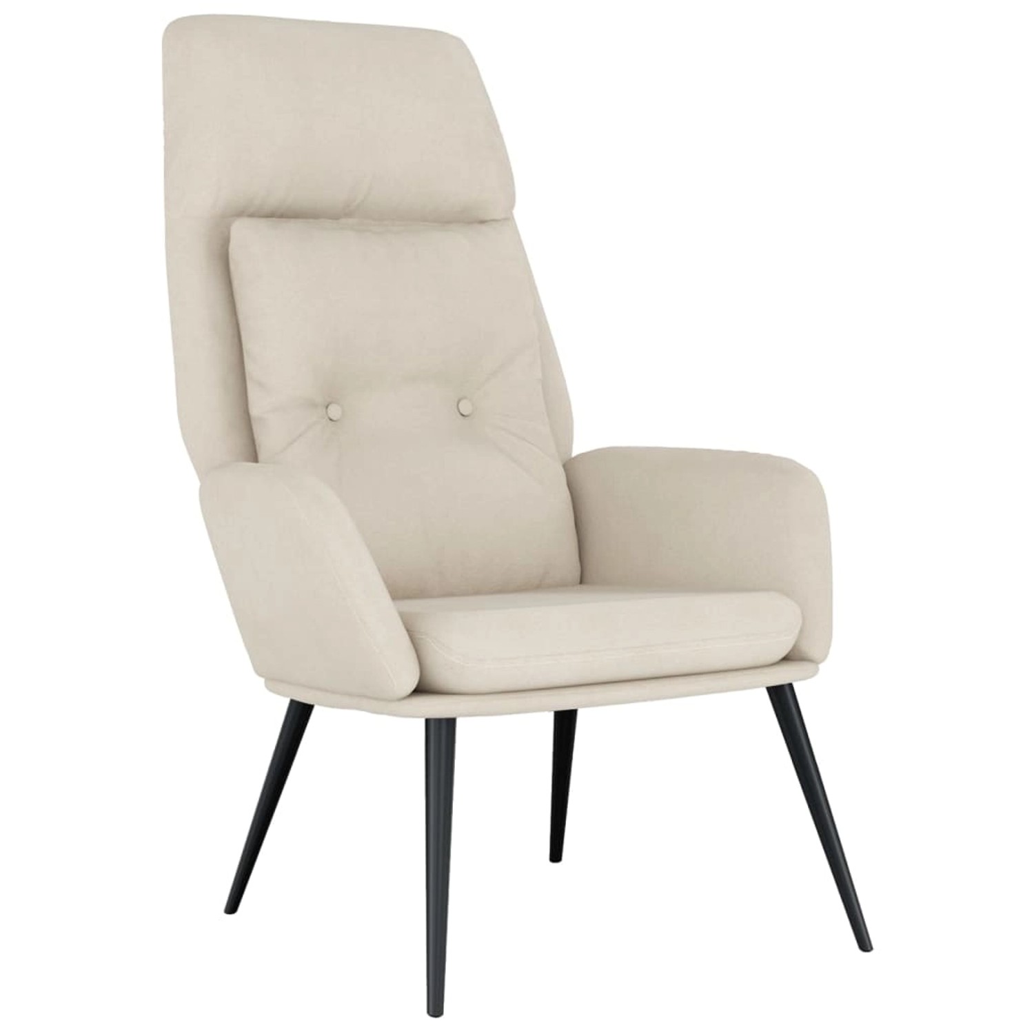 vidaXL Relaxsessel Creme Wildleder-Optik 341284 günstig online kaufen