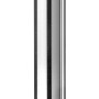 Hettich Tischbein, Ø 30 mm, 300 mm hoch, Edelstahl-Optik für Möbel.