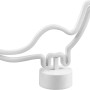 Weiße Reality LED Tischleuchte Bronto im Dinosaurier-Design, 20,5x27x8,5cm.