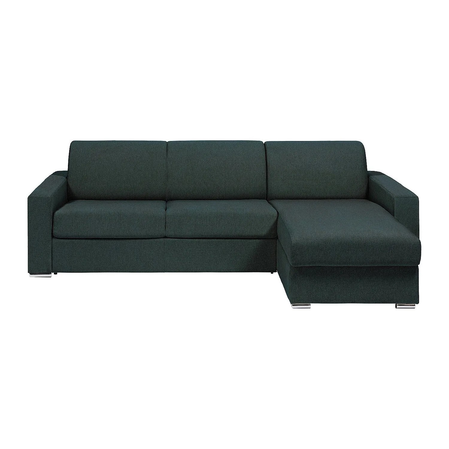 Vente-unique Schlafsofa Calito Tannengrün 298 cm