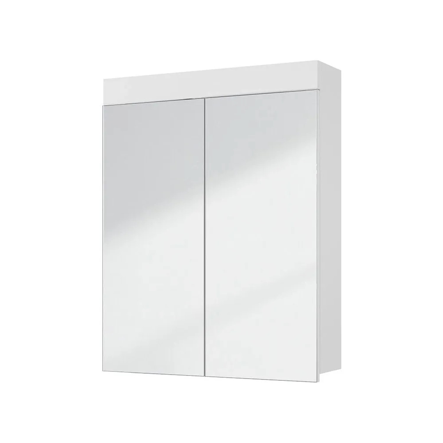Vicco Badspiegelschrank Luna Weiß 60 x 77