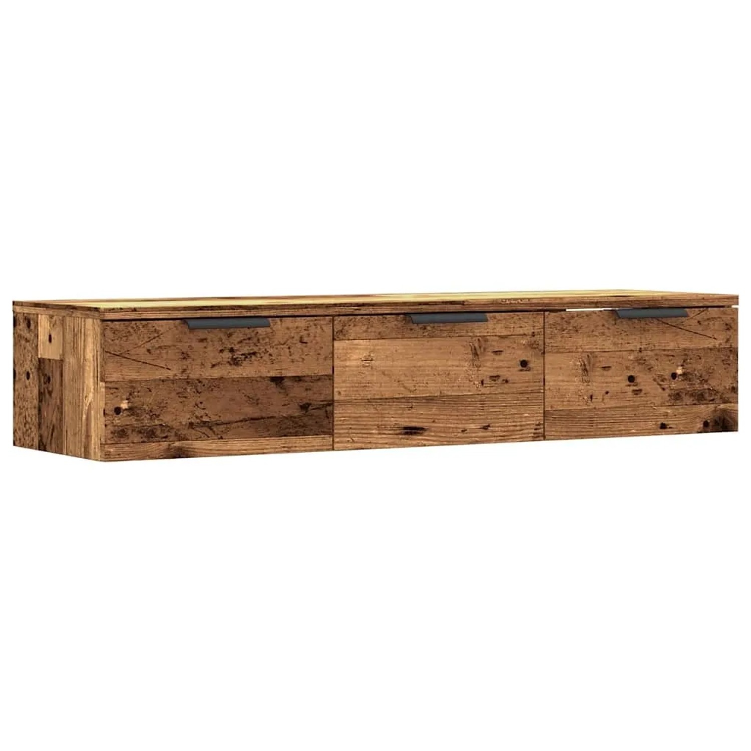 vidaXL Wandschrank Altholz-Optik 102x30x20 cm Holzwerkstoff 856985 günstig online kaufen