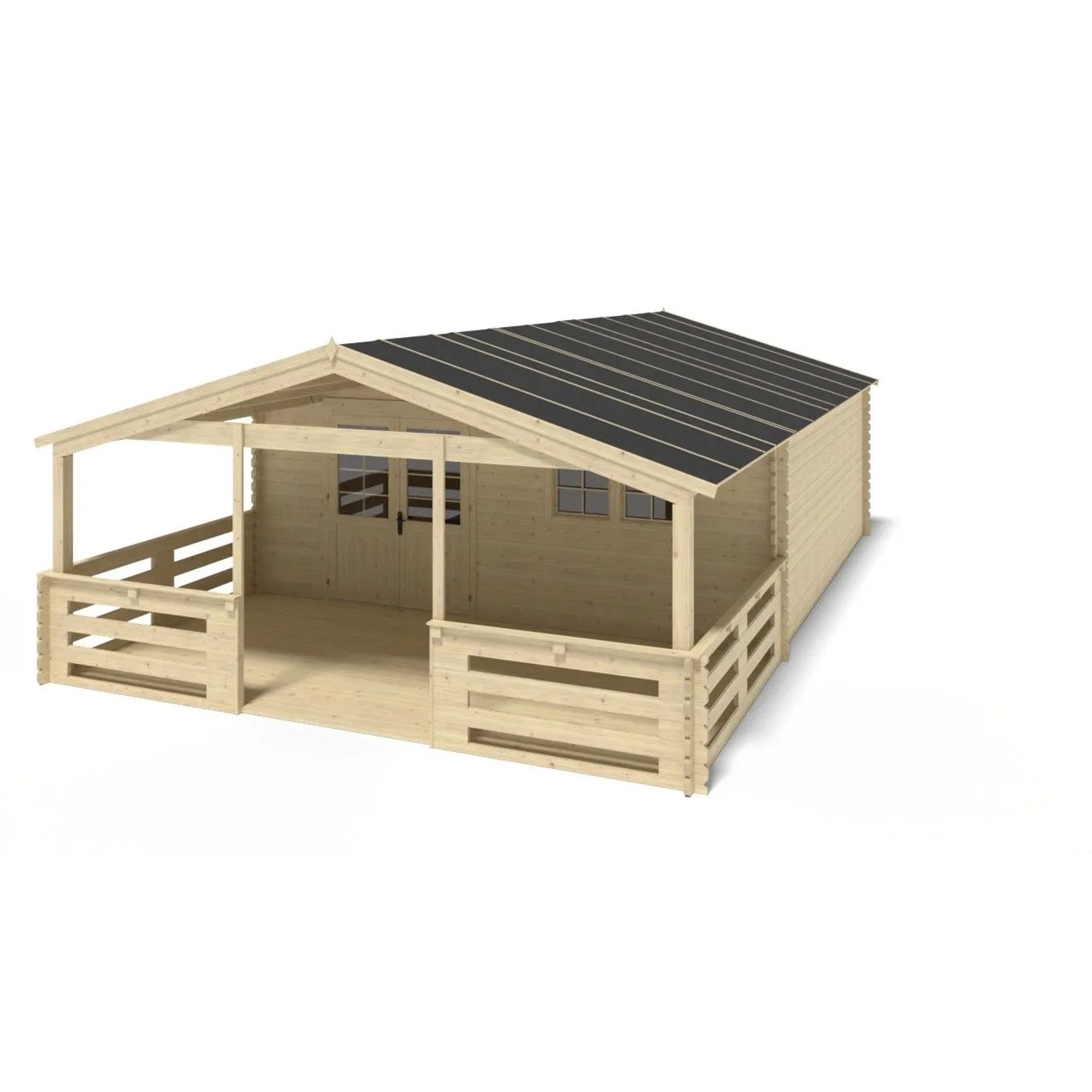 Altanka Gartenhaus   Gerätehaus    6x6 m mit Anbau 6x5.72 m   54 m²   DOM61 günstig online kaufen