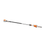 Stihl Akku-Hochentaster HTA 86, orange-grau, mit teleskopierbarem Schaft für Baumpflege und Astsägen.
