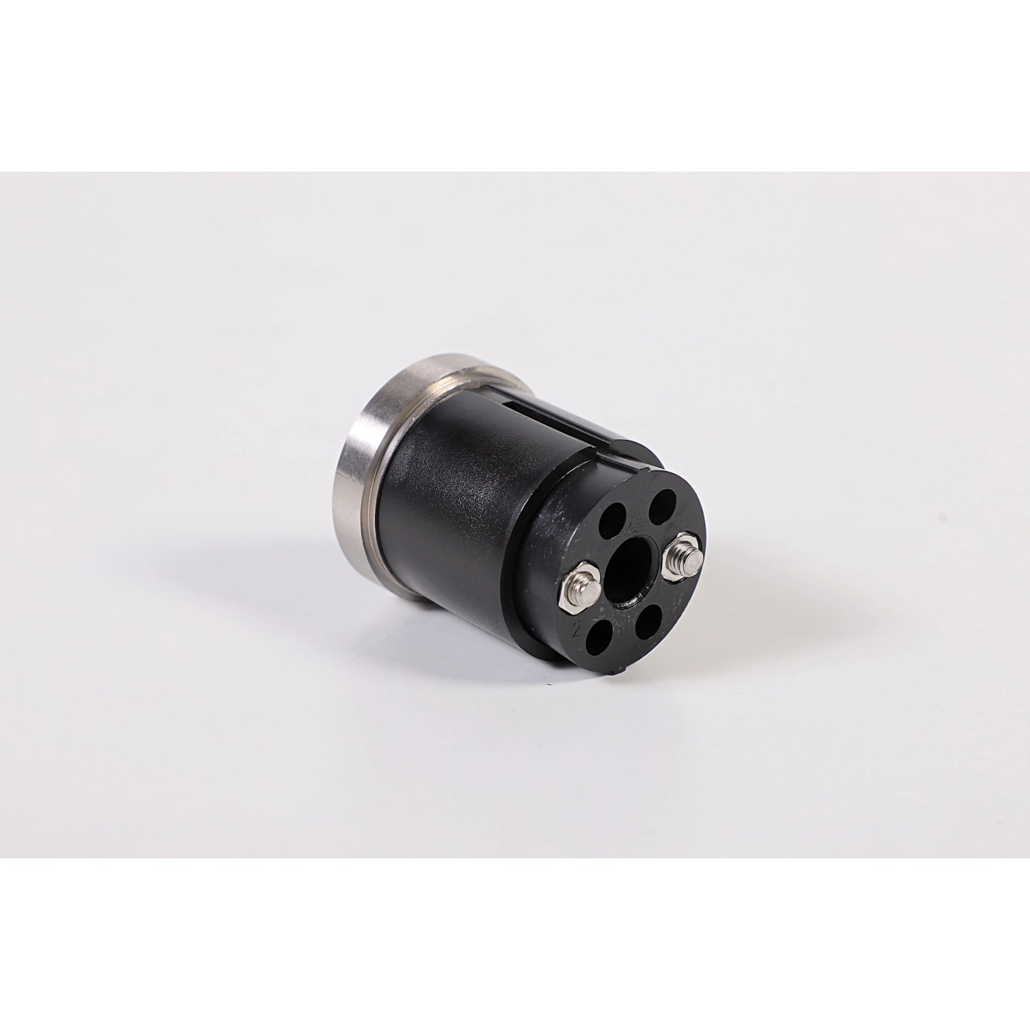 Adapter mit Endkappe V2A für 40 mm Handlauf, Edelstahl, Zubehör für Treppen und Geländer.