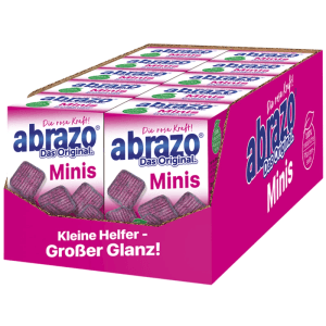 abrazo Seifenpads Mini's, 10x16 Stück im Karton. Reinigungskissen für Küche und Haushalt.