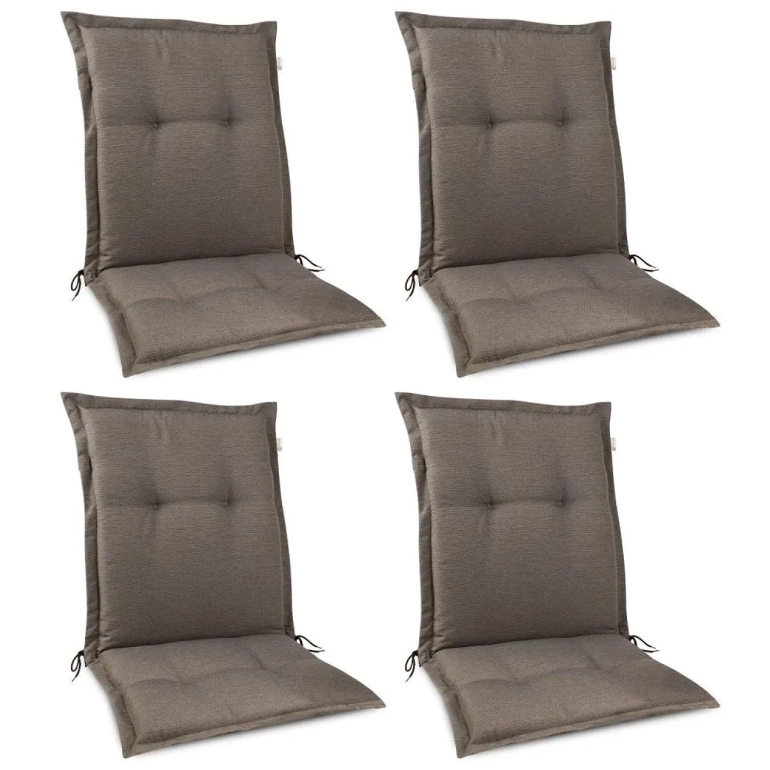 Beautissu HighLux NL Niederlehner 105x50x7cm Taupe 4tlg