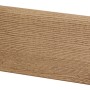 Sockelleiste Walnut Tobacco, 60 mm hoch, zur einfachen Wandbefestigung mit Clips.