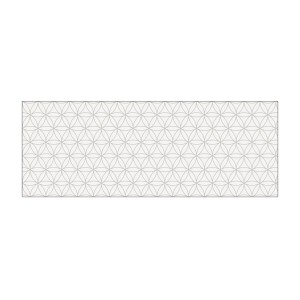 MySpotti Küchenrückwand Profix Cucina Kini, 160x60 cm, cremebeige mit Blumen des Lebens Muster.