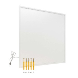 Wiltec Infrarotheizung 290W: Heizpaneel für Wandmontage, inkl. Zubehör.