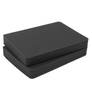 HMF ODR100-41CM Koffereinlagen mit Rasterschaumstoff für Outdoor-Fotokoffer 4er Set 375 x 27 cm