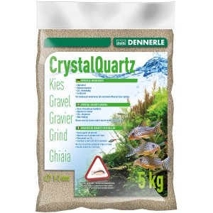Aquarium Quarzkies, naturweiß, 1-2 mm, 5 kg, von Dennerle. Bodengrund für Aquarien.