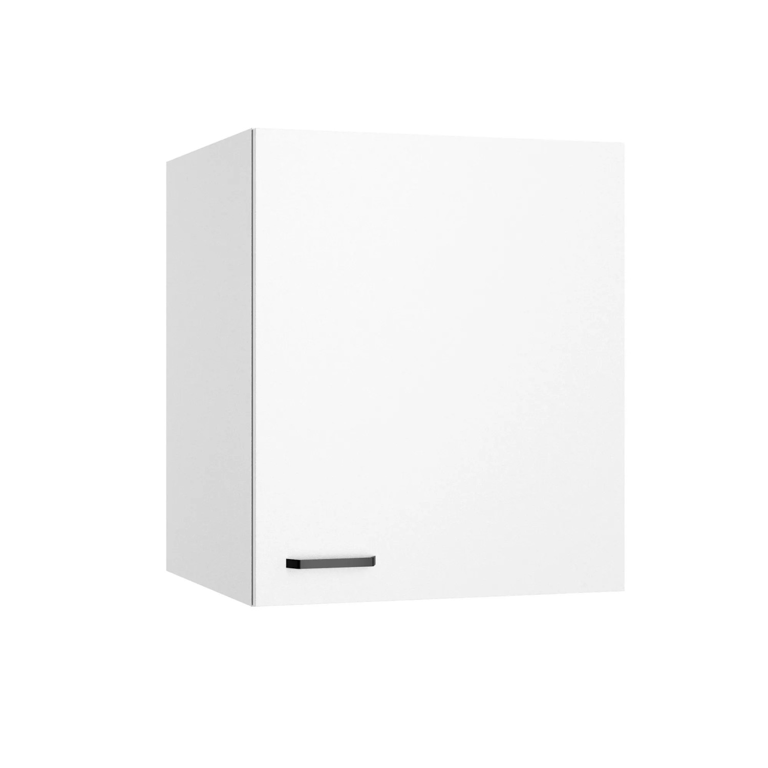 Weißer OPTIFIT Aufsatzschrank Bonn214, 60 cm breit, für Hauswirtschaftsraum.