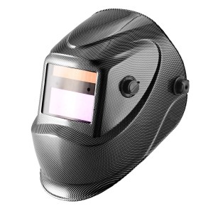 STAHLWERK Schweißhelm ST-450RC in Carbon Optik, Automatikhelm für Schweißarbeiten.