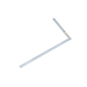 LUX Maurerwinkel Classic, 700 mm, aus verzinktem Stahl zum Anreißen und Ausrichten von 90° Winkeln.