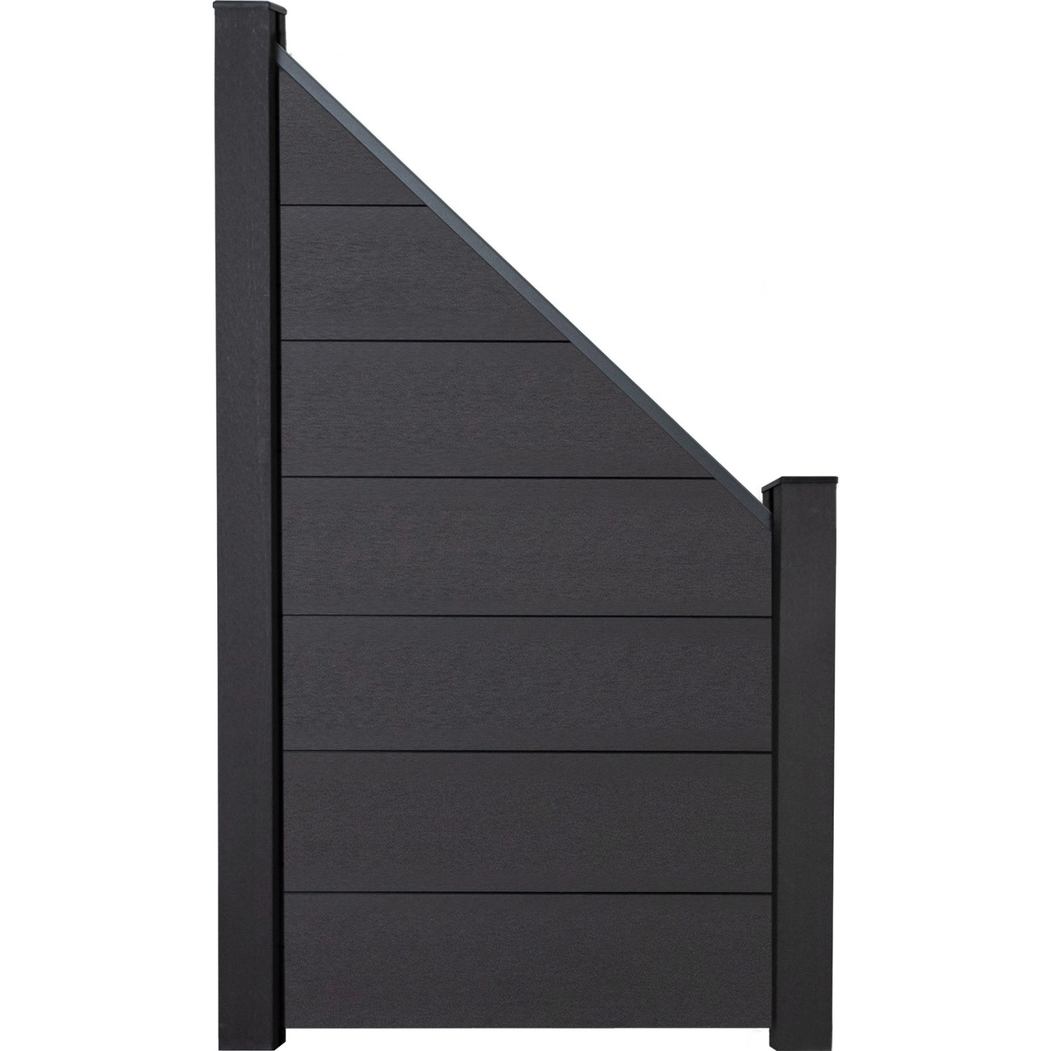 GroJaSolid Grande Schräg 90 cm x 180/90 cm Anthrazit