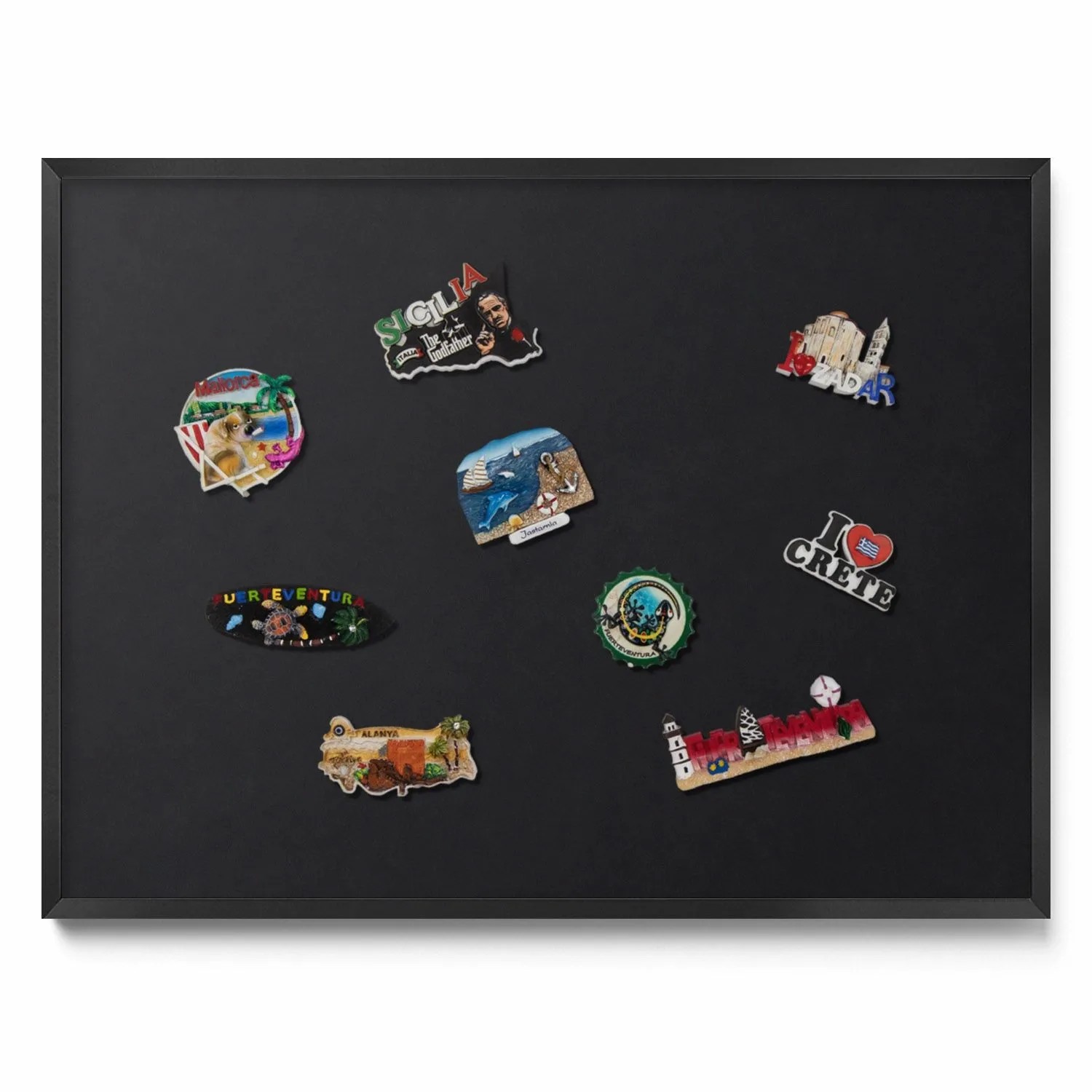 Tulup Magnettafel Bedruckte Magnettafel für die Wand Farbe Schwarz 80x60 cm günstig online kaufen