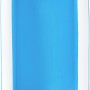 Blauer Bestway Family Pool, 305x183x46 cm, rechteckig, mit weißen Luftringen.